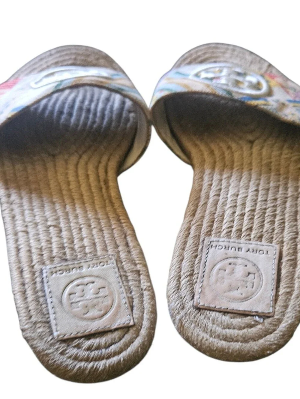 Tory Burch Benton Espadrille Slides Women 8M